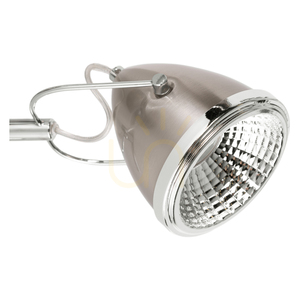 Oliver Wall Sconce, Includes 1xGU10 LED (Max. 6W), Satin/Chrome Metal, 21 cm small 2