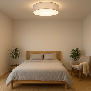 Prata Ceiling Light, 4xE27, Max. 25W, White Metal/Silver Shade, Ø48 cm small 2