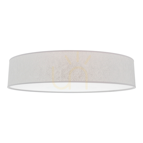 Check Prata Ceiling Light, 4xE27, Max. 25W, White Metal/Silver Shade, Ø58 cm