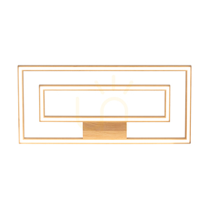 Ramme Ceiling Light, 2xLED, 3000K, 57W, Oiled Oak, 83 cm small 1