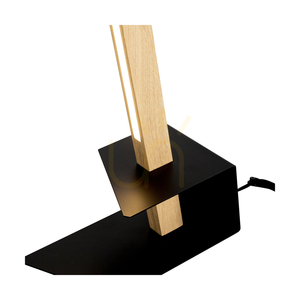 Rapid Floor Lamp, 1xLED, 3000K, 19W, Oiled Oak/Black Metal/Black PVC Cable (40 cm) small 4