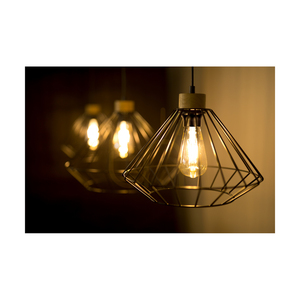 Britop RAQUELLE 187119304 Pendant Light, 3 × E27, Black and Oiled Oak, 117 cm small 3