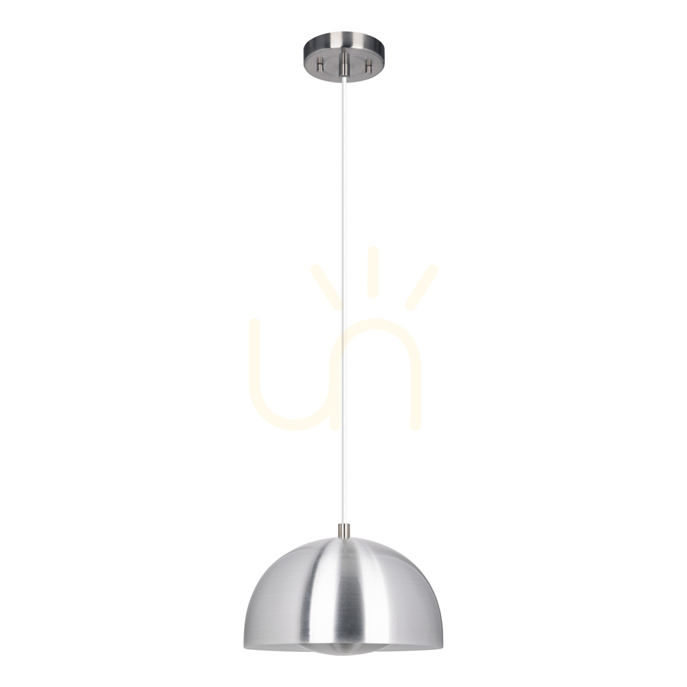 Ray Pendant Light, Includes 1x LED 3000K 10W, Aluminum, Metal/Transparent PVC Cable, Ø25.5 cm