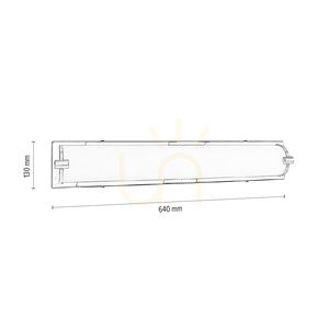 Romy Wall Sconce, Includes LED 3000K 27W, Chrome Metal/White Glass Shade, 64 cm small 2