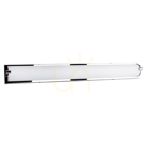 Romy Wall Sconce, Includes LED 3000K 40W, Chrome Metal/White Glass Shade, 89 cm small 0