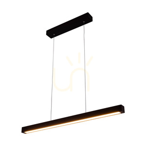 Smal 2xLED 3000K 22.5W Pendant Light, Beech and Walnut Wood / Transparent PVC Cable with Touch Dimmer, 80 cm small 1