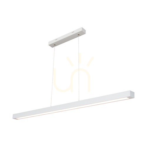 Check Smal 2xLED 3000K 34.5W Pendant Light, White Beech Wood / Transparent PVC Cable with Touch Dimmer, 110 cm