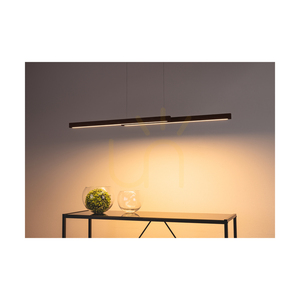 Smal Double 2xLED 3000K 22.5W Pendant Light, Beech and Walnut Wood, with Touch Dimmer, 120 cm small 2