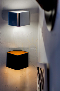 Space Wall Sconce, Includes 1x LED 3000K 6W, Black/Gold Metal, 16.4 cm small 2
