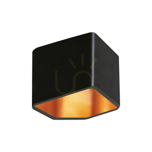 Space Wall Sconce, Includes 1x LED 3000K 6W, Black/Gold Metal, 16.4 cm small 0