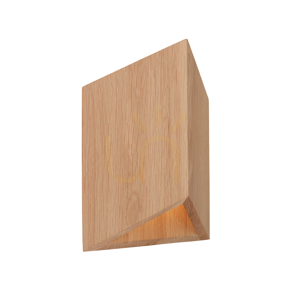 Trekant Wall Sconce, 2xLED, 3000K, 8W, Oiled Oak, 23 cm