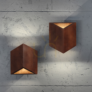 Trekant Wall Sconce, 2xLED, 3000K, 8W, Beech and Walnut Wood, 23 cm small 2