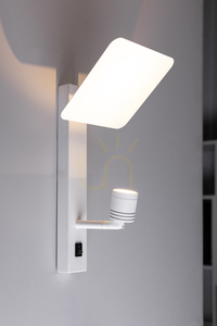 Turid Wall Sconce, 1xLED, 3100K, 3W, White Metal, 16 cm small 1