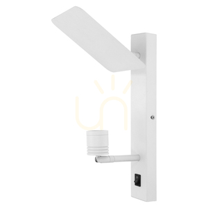 Turid Wall Sconce, 1xLED, 3100K, 3W, White Metal, 16 cm small 0