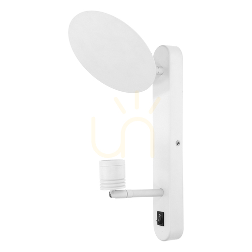 Check Turid Wall Sconce, 1xLED, 3100K, 3W, White Metal, 16 cm