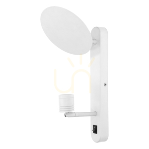 Turid Wall Sconce, 1xLED, 3100K, 3W, White Metal, 16 cm small 0