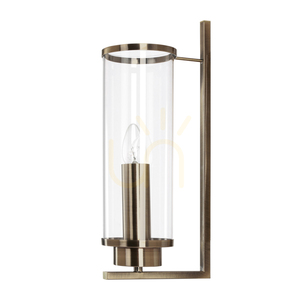 Verdi Pendant Light, 5xE14, Max. 40W, Metal Patina/Transparent Glass Shade, Ø58 cm small 1