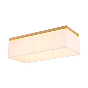 Vertiga Ceiling Light, 4xE27, Max. 25W, Oiled Oak/White, 70 cm Shade small 1