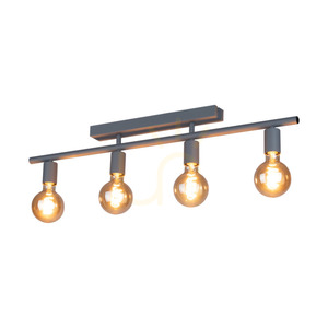 Vertigo Ceiling Light, 4xE27, Max. 25W, Gray Metal, 86 cm small 1