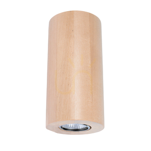 Wooddream Round Wall Sconce, 2xGU10, Max. 6W, Birch, Ø10 cm small 0
