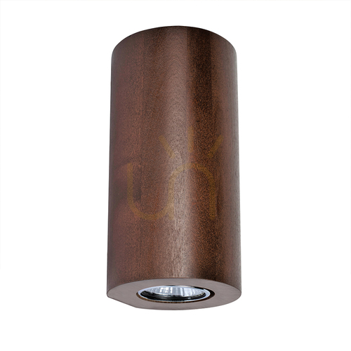 Check Wooddream Round Wall Sconce, 2xGU10, Max. 6W, Beech and Walnut Wood, Ø10 cm