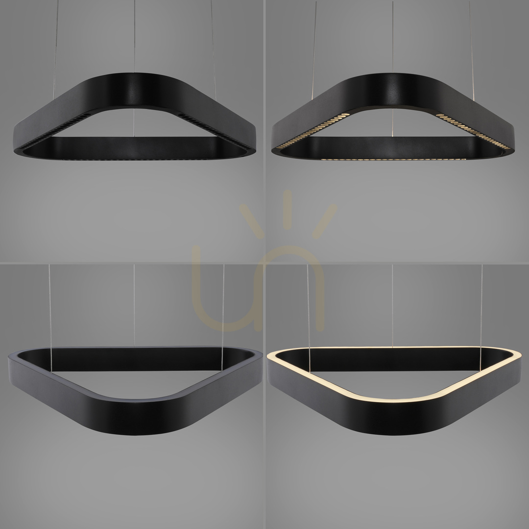 View Q-STRETTO 2690-18 Black 2xLED Pendant Light Q-STRETTO 2690-18 Black 2xLED Pendant Light