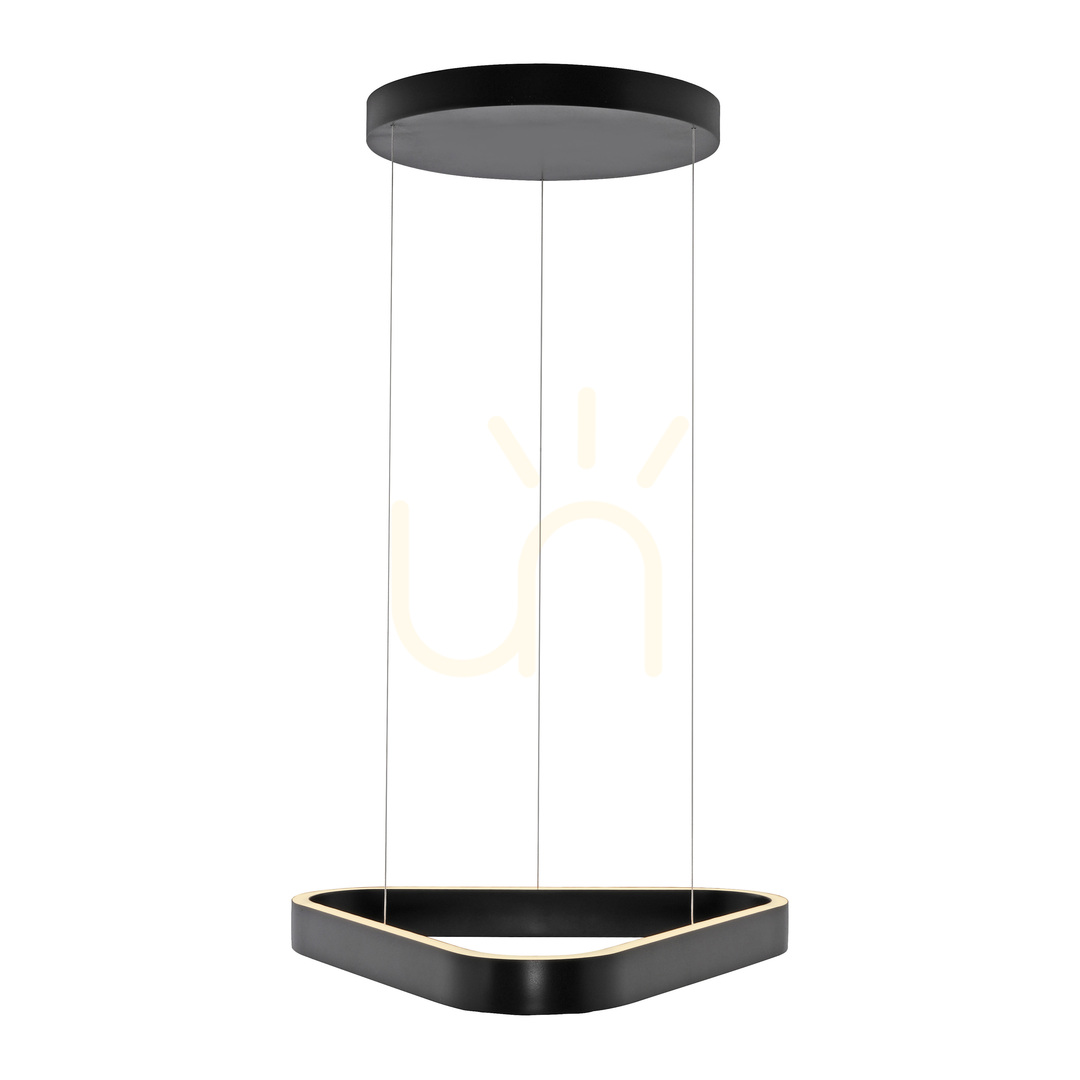 View Q-STRETTO 2690-18 Black 2xLED Pendant Light Q-STRETTO 2690-18 Black 2xLED Pendant Light