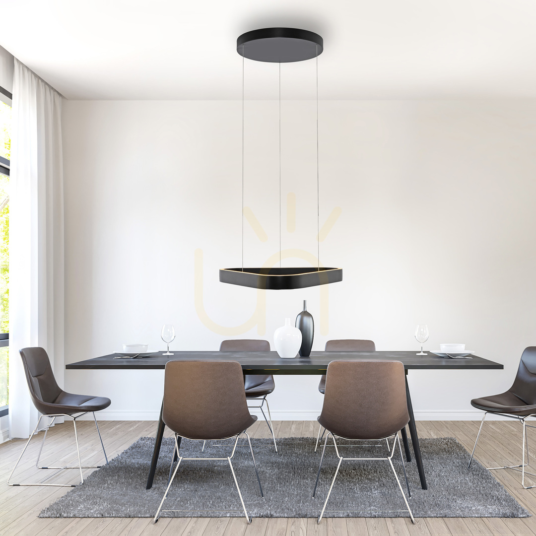 Display Q-STRETTO 2690-18 Black 2xLED Pendant Light Q-STRETTO 2690-18 Black 2xLED Pendant Light