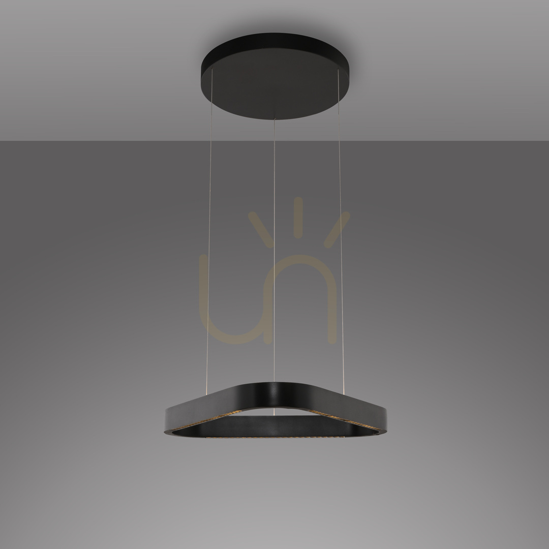 Show Q-STRETTO 2690-18 Black 2xLED Pendant Light Q-STRETTO 2690-18 Black 2xLED Pendant Light
