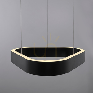 Q-STRETTO 2689-18 Black 2xLED Pendant Light small 0
