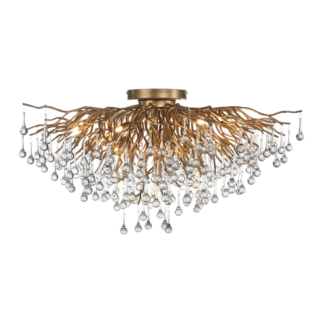 View ICICLE 8092-11 Ceiling Light, Brass, 14xG9 ICICLE 8092-11 Ceiling Light, Brass, 14xG9