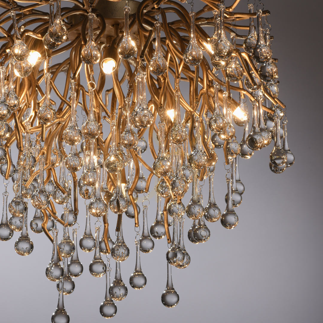 Show ICICLE 8091-11 Ceiling Light, Brass, 9xG9 ICICLE 8091-11 Ceiling Light, Brass, 9xG9
