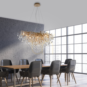 ICICLE 2192-11 Brass Pendant Light, 10xG9 2 ICICLE 2192-11 Brass Pendant Light, 10xG9 small 2