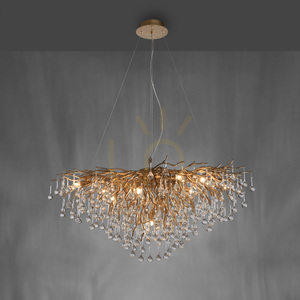 ICICLE 2192-11 Brass Pendant Light, 10xG9 5 ICICLE 2192-11 Brass Pendant Light, 10xG9 small 5