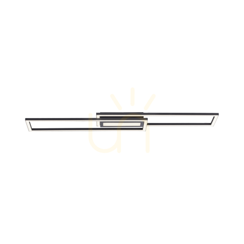 Check ASMIN 14696-18 Ceiling Light, Black, 1xLED