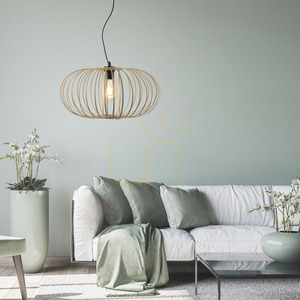 RACOON 11409-79 Wood Pendant Light, 1xE27 small 9