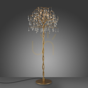 ICICLE 232-11 Brass Floor Lamp, 5xG9 small 12