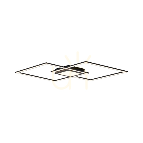 Check ASMIN 14695-18 Ceiling Light, Black, 1xLED