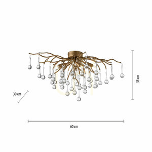 ICICLE 8090-11 Ceiling Light, Brass, 4xG9 small 8