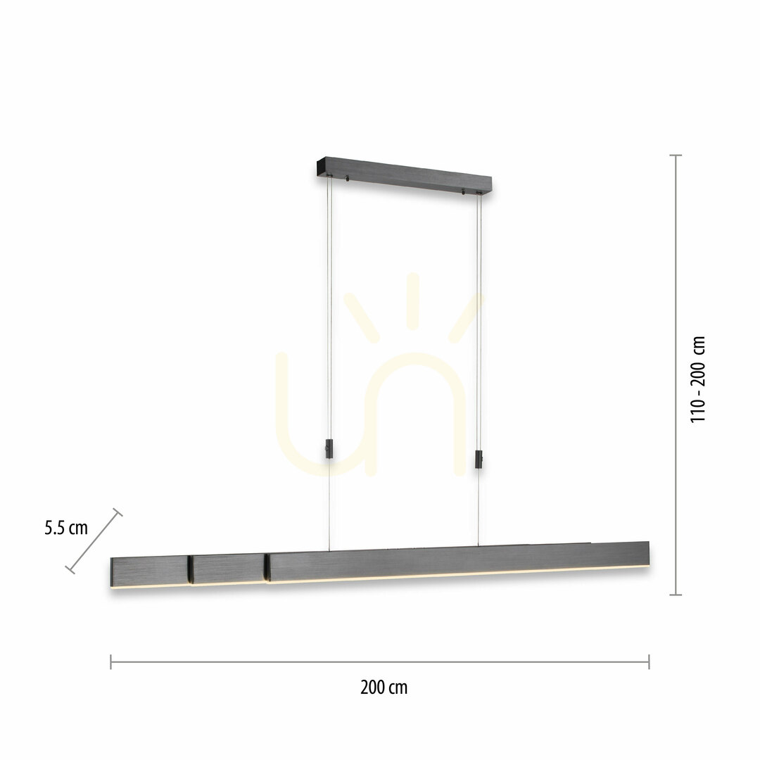 Preview PURE-MOTO 2525-15 Gray 3xLED Pendant Light PURE-MOTO 2525-15 Gray 3xLED Pendant Light