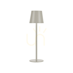 EURIA 19250-40 Table Lamp, Gray, 1xLED small 17