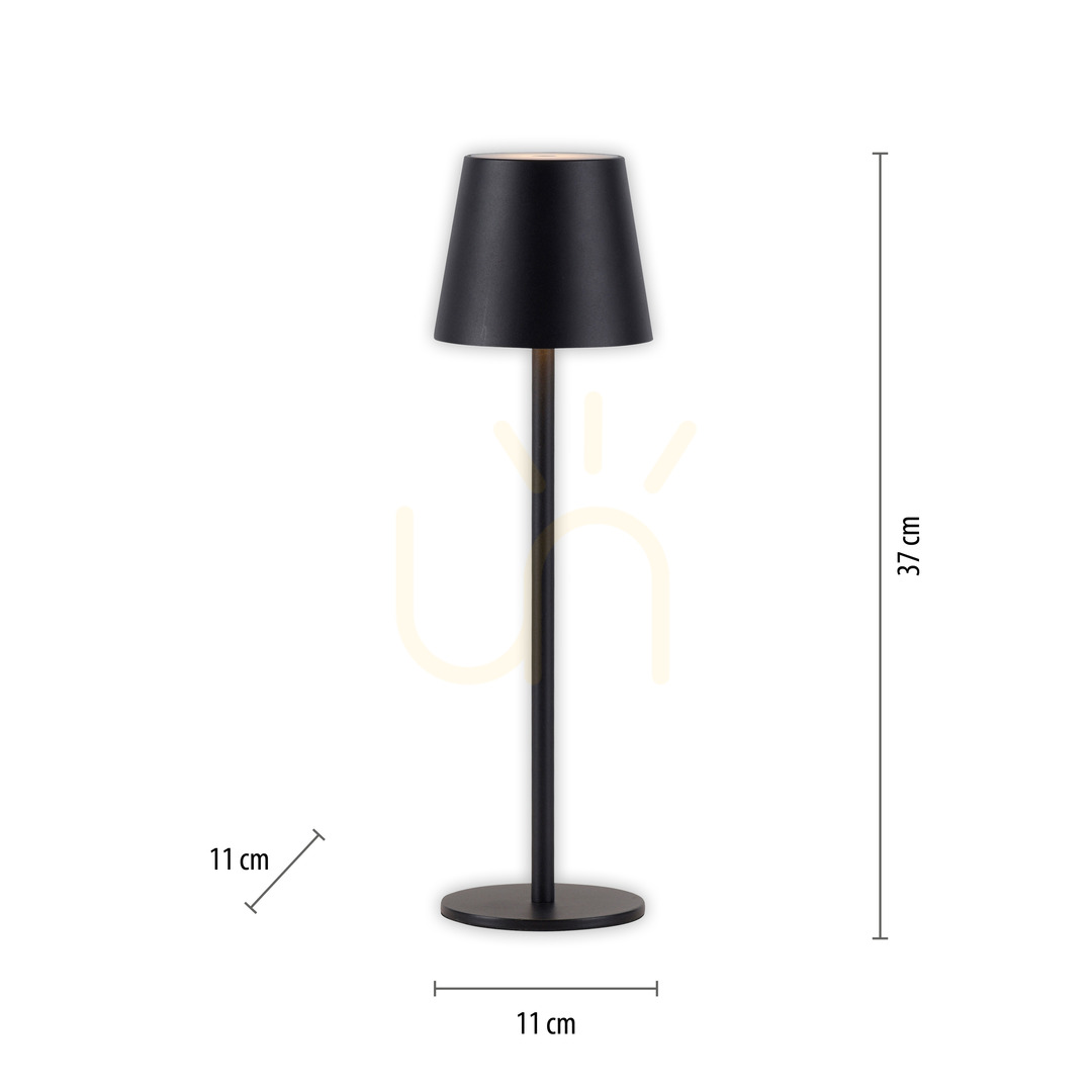 Display EURIA 19250-18 Table Lamp, Black, 1xLED EURIA 19250-18 Table Lamp, Black, 1xLED
