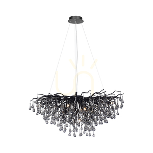 ICICLE 2192-18 Black 10xG9 Pendant Light small 15