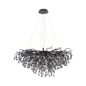 ICICLE 2192-18 Black 10xG9 Pendant Light small 0