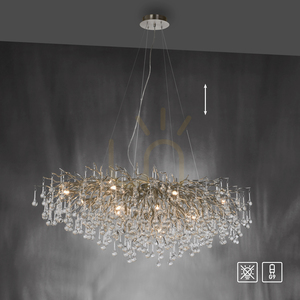 ICICLE 2031-55 Pendant Light, Silver, 15xG9 12 ICICLE 2031-55 Pendant Light, Silver, 15xG9 small 12