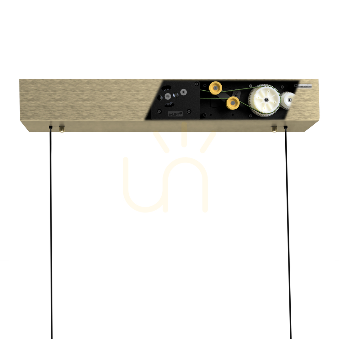 View PURE-MOTO-RISE 2545-60 Gold 3xLED Pendant Light PURE-MOTO-RISE 2545-60 Gold 3xLED Pendant Light
