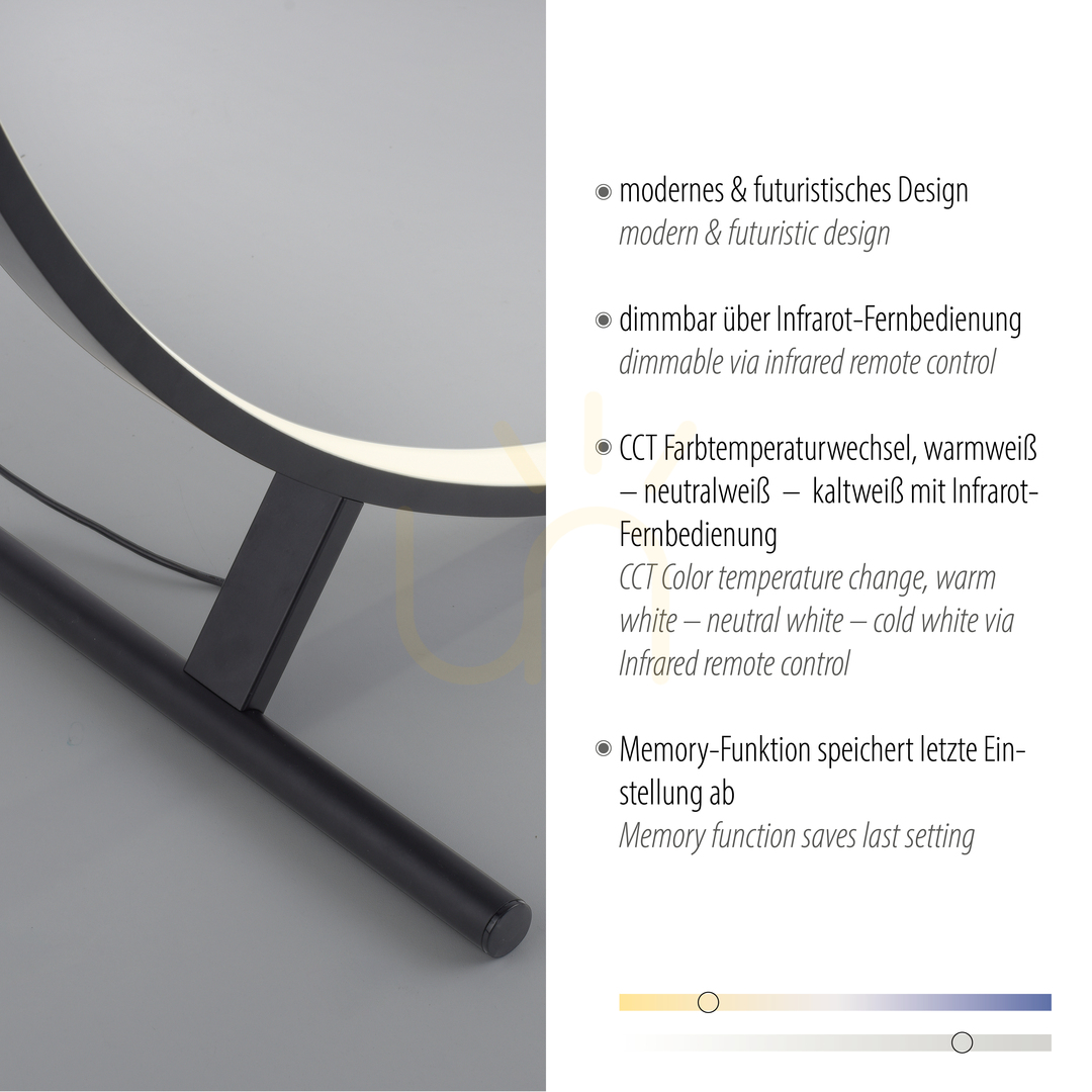 Display HULA 320-18 Floor Lamp, Black, 1xLED HULA 320-18 Floor Lamp, Black, 1xLED