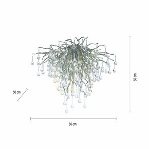 ICICLE 8091-55 Silver Ceiling Light, 9xG9 8 ICICLE 8091-55 Silver Ceiling Light, 9xG9 small 8