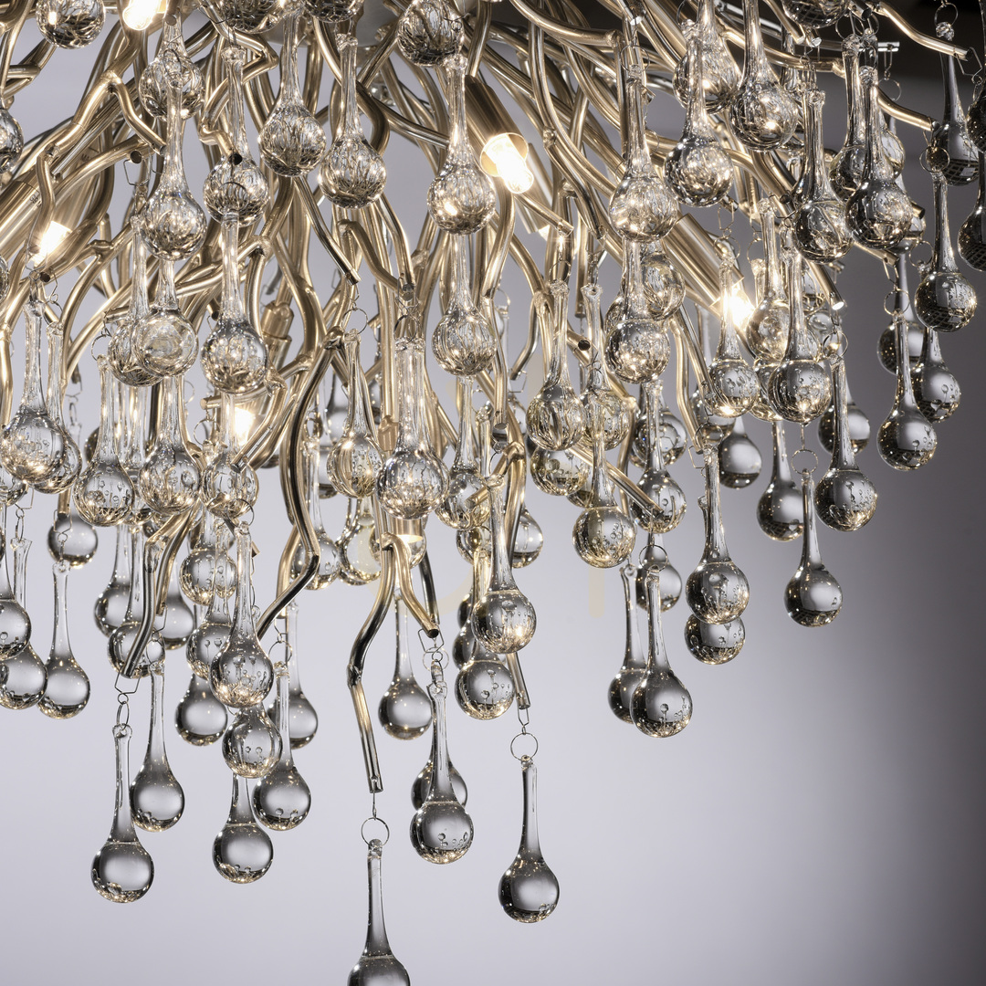 Show ICICLE 8091-55 Silver Ceiling Light, 9xG9 ICICLE 8091-55 Silver Ceiling Light, 9xG9