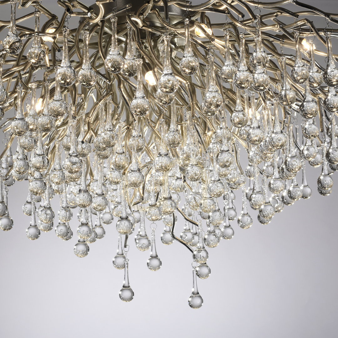 Check ICICLE 8092-55 Silver Ceiling Light, 14xG9 ICICLE 8092-55 Silver Ceiling Light, 14xG9